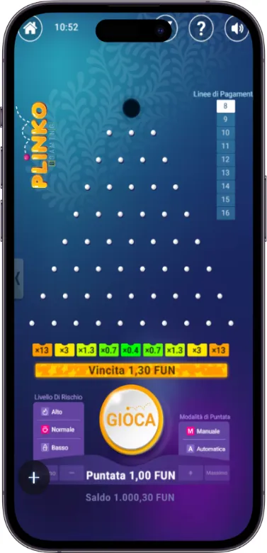 winnita plinko moltiplicatori aumentati