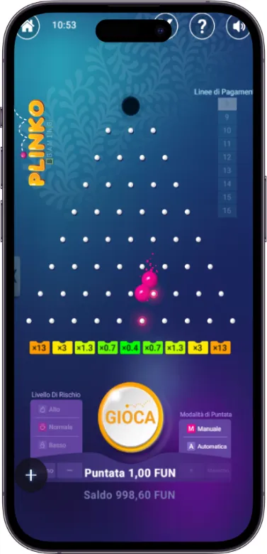 winnita plinko processo di gioco